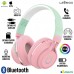 Headphone Bluetooth LEF-1038 Lehmox - Rosa Verde